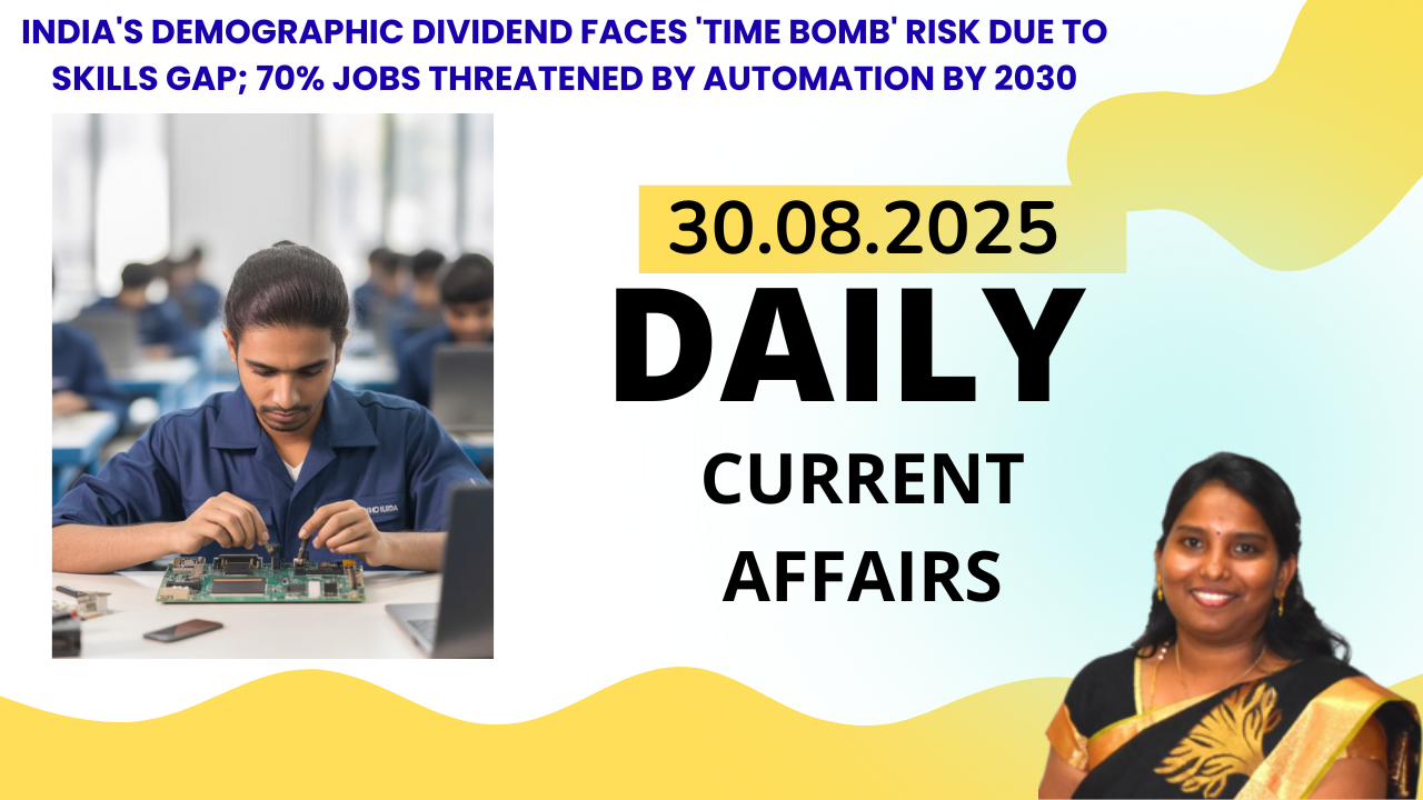 30.08.2025 DAILY CURRENT AFFAIRS ANALYSIS - Best UPSC IAS Coaching ...
