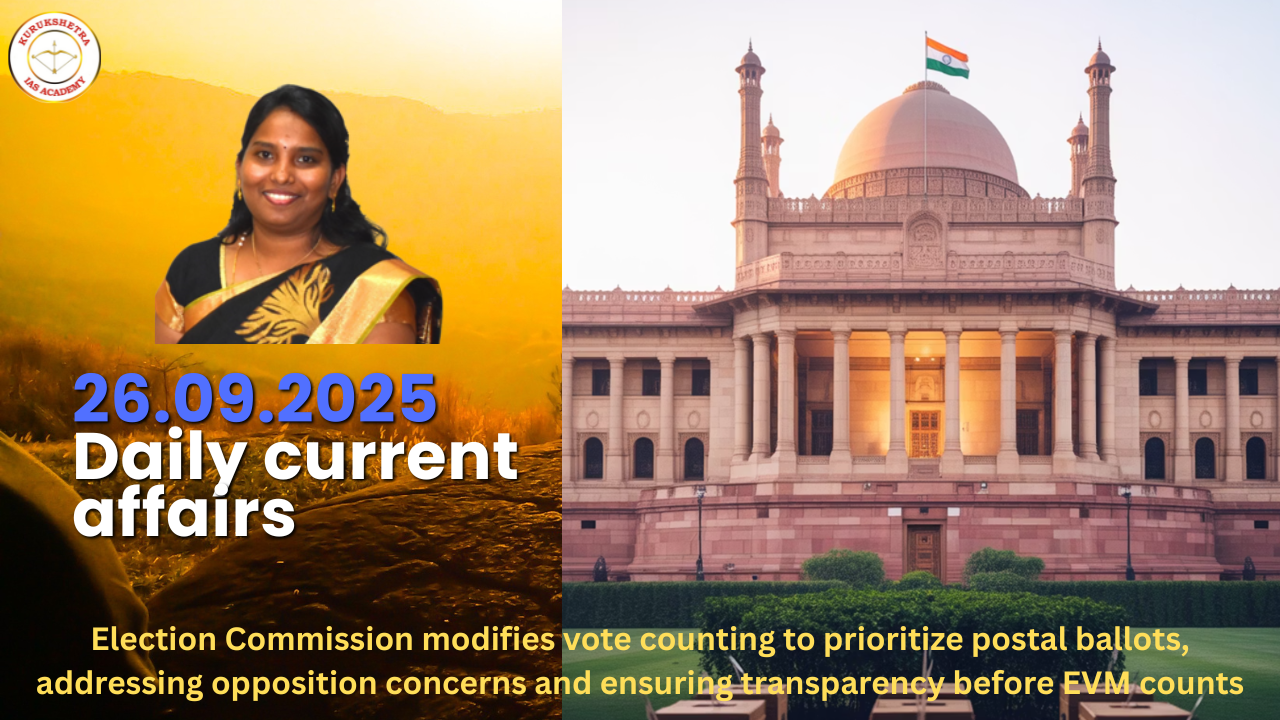 26.09.2025 DAILY CURRENT AFFAIRS ANALYSIS - Best UPSC IAS Coaching ...