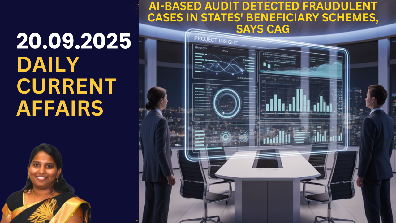 20.09.2025 DAILY CURRENT AFFAIRS ANALYSIS - Best UPSC IAS Coaching ...