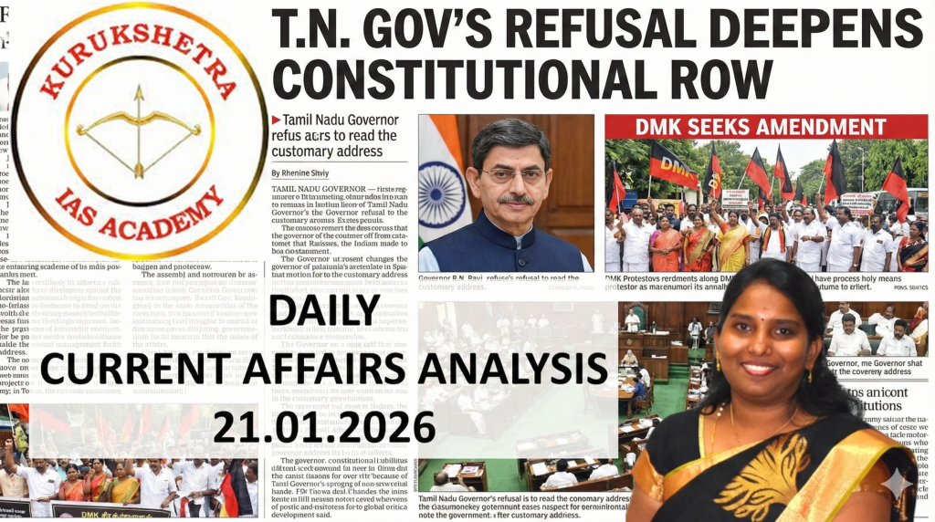 21 JAN 2026 | Daily Current Affairs Analysis | UPSC | PSC | SSC ...