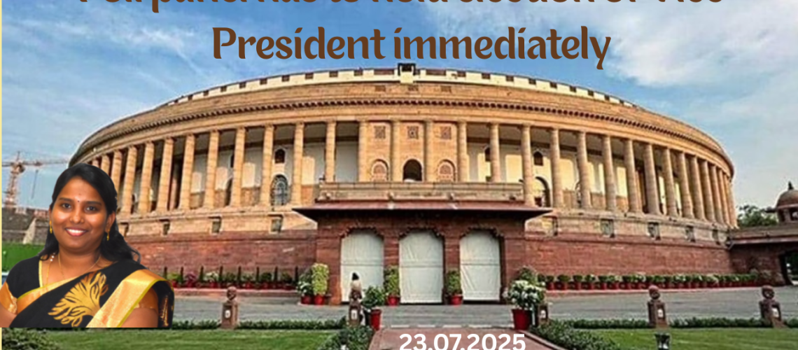 Poll panel has to hold election of Vice-President immediately